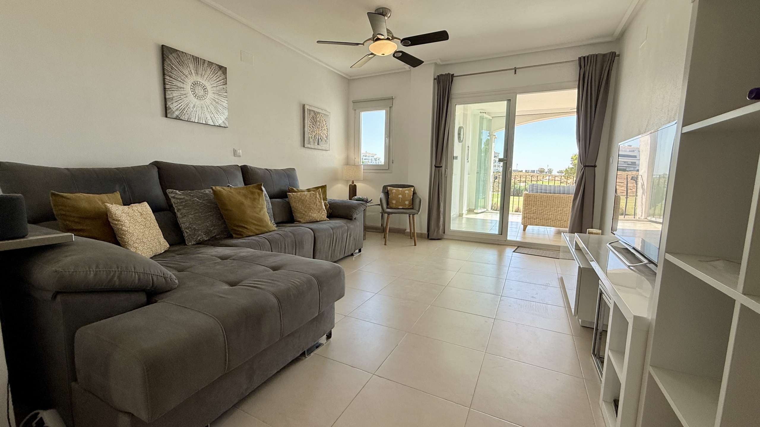 Stunning 2-Bed, 2-Bath Apartment with Panoramic Golf Views at Hacienda Riquelme