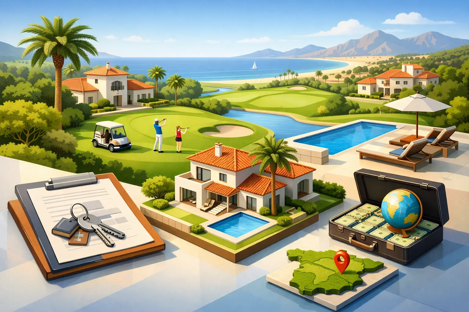 How to Buy Golf Resort Property in Spain
