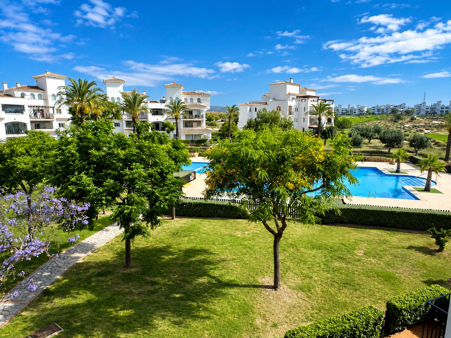 Rare Two Bedroom Two Bathroom End Apartment for Sale | Hacienda Riquelme Golf Resort