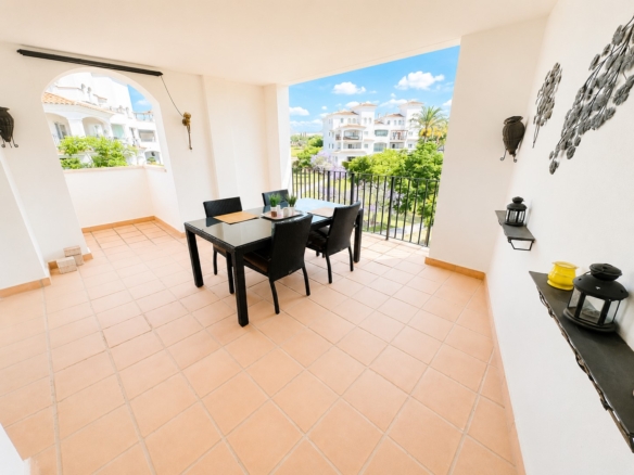 Rare Two Bedroom Two Bathroom End Apartment for Sale | Hacienda Riquelme Golf Resort